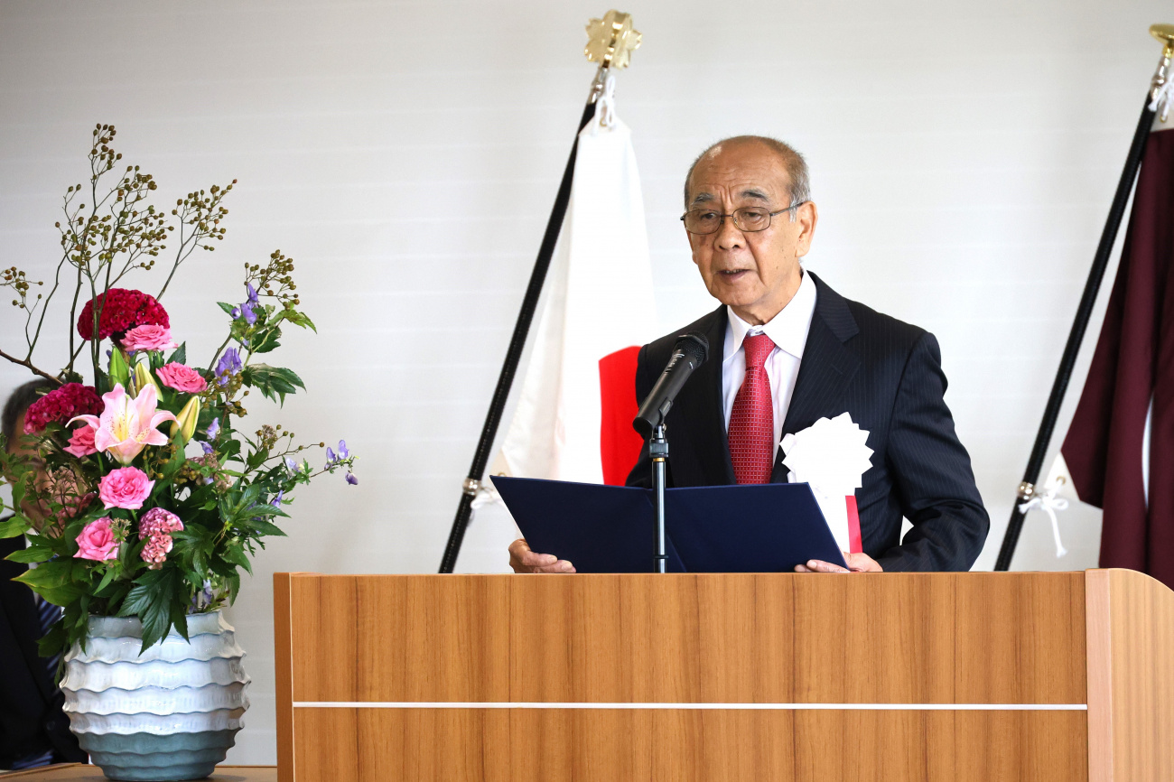 Matriculation（Dr.ARINOBU Mutsuhiro, President of EUH）
