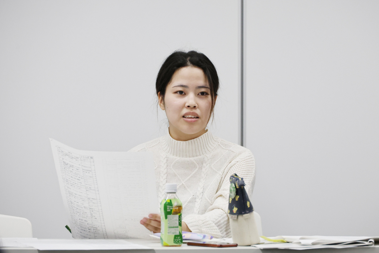 ファシリテーターを務めた三谷日菜子さん