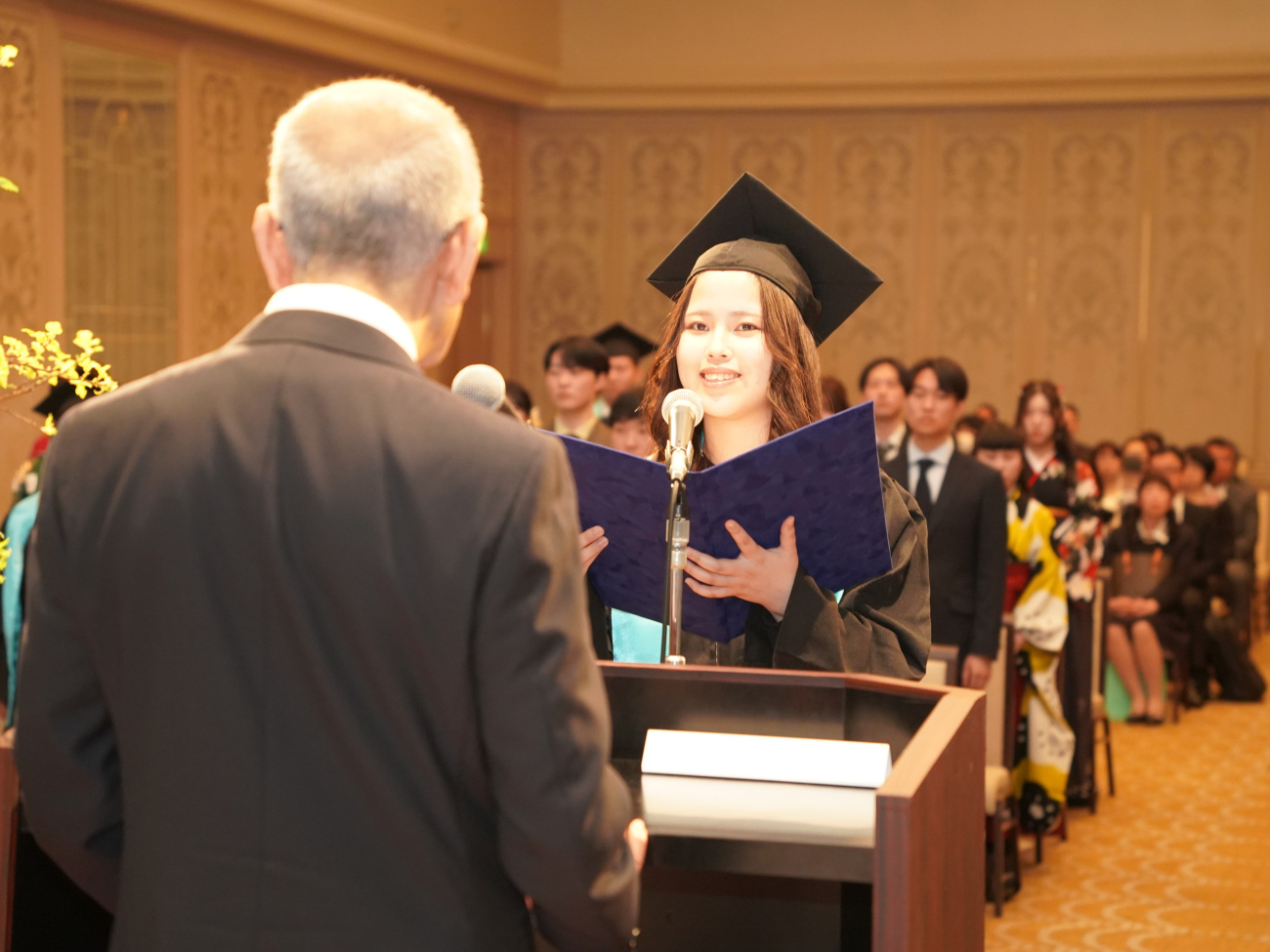 卒業生代表スピーチ