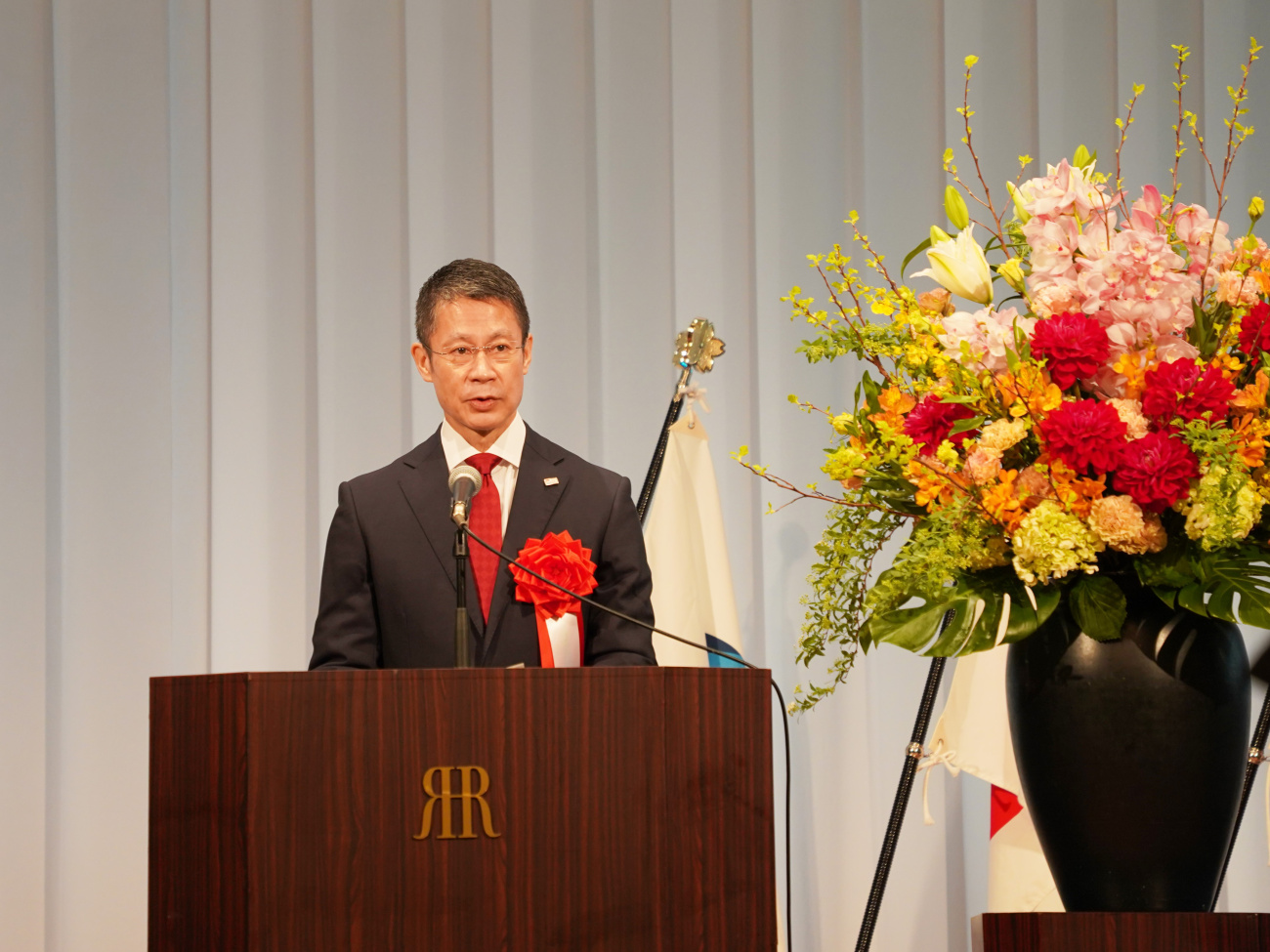 湯﨑英彦知事による祝辞